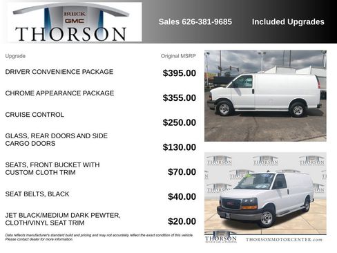 Used 2024 GMC Savana 2500 w/ Driver Convenience Package RWD image 6