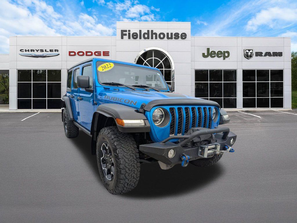 Used 2022 Jeep Wrangler Unlimited Rubicon 4xe w/ Cold Weather Group AWD/4WD image 2