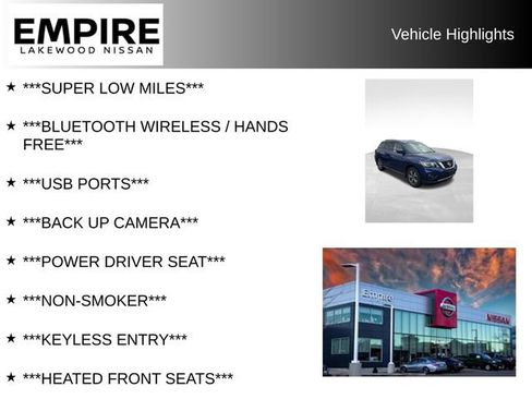 Used 2019 Nissan Pathfinder SV AWD/4WD image 2