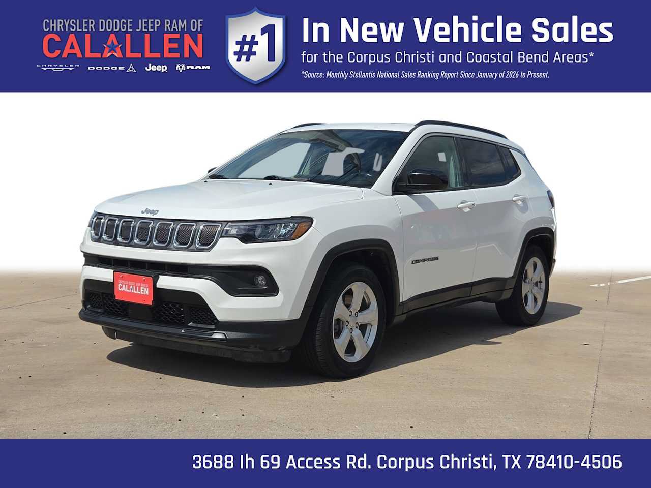 Used 2022 Jeep Compass Latitude w/ Sun and Sound Group FWD image 1
