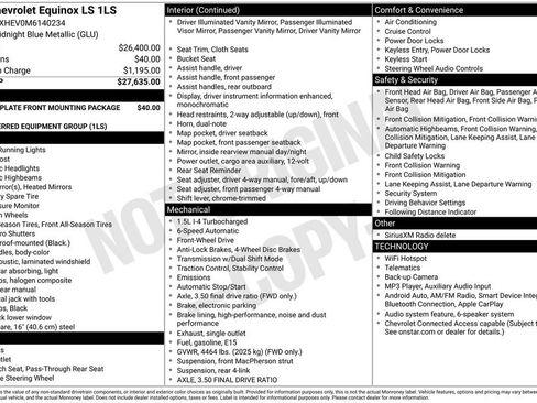Used 2021 Chevrolet Equinox LS FWD image 23