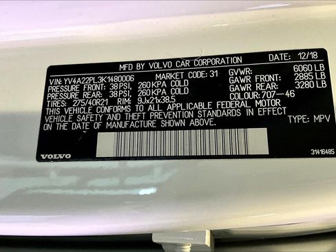 Used 2019 Volvo XC90 T6 Inscription w/ Advanced Package AWD/4WD image 19