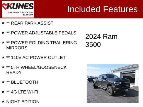 Used 2024 RAM 3500 Laramie w/ Night Edition image 3