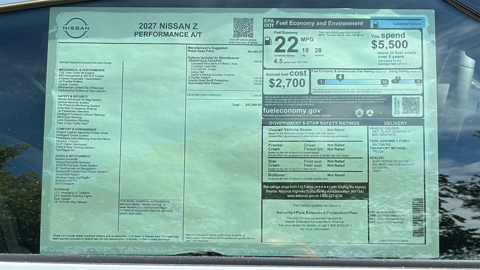 New 2027 Nissan Z Performance RWD image 15