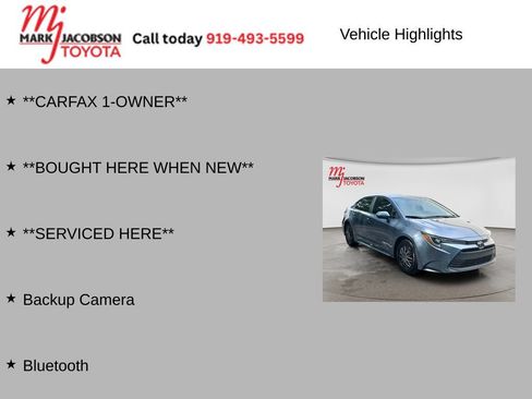 Used 2025 Toyota Corolla LE w/ Convenience Package FWD image 6
