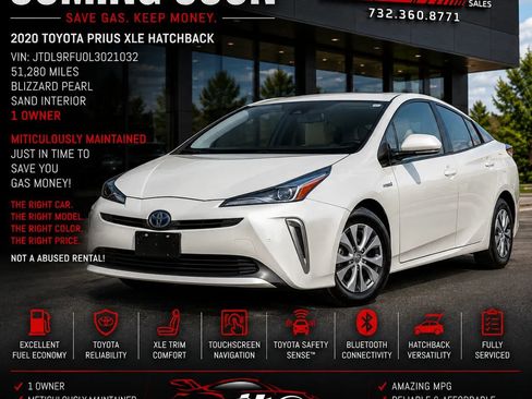 Used 2020 Toyota Prius XLE AWD/4WD image 1