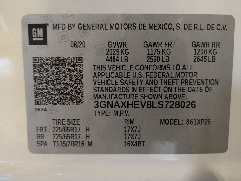 Used 2020 Chevrolet Equinox LS FWD image 33