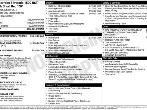 Used 2025 Chevrolet Silverado 1500 RST AWD/4WD image 84