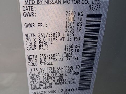 New 2025 Nissan Murano SL w/ Cargo Package image 31