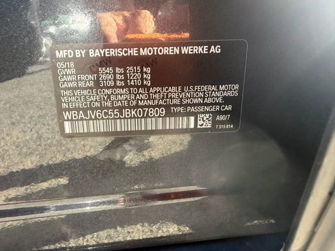 Used 2018 BMW 640i Gran Turismo xDrive w/ Luxury Seating Package AWD/4WD image 35