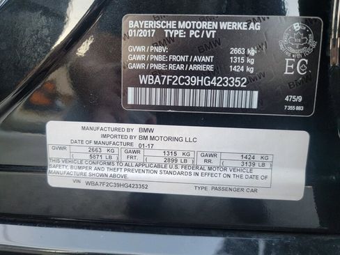 Used 2017 BMW 750Li xDrive image 29