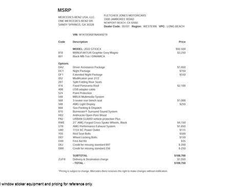 Certified 2022 Mercedes-Benz AMG GT 43 image 2