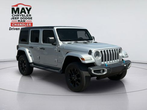 Used 2023 Jeep Wrangler Unlimited Sahara w/ Cold Weather Group AWD/4WD image 1