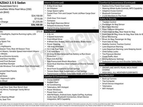 Certified 2025 MAZDA MAZDA3 s image 6