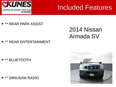 Used 2014 Nissan Armada SV AWD/4WD image 3