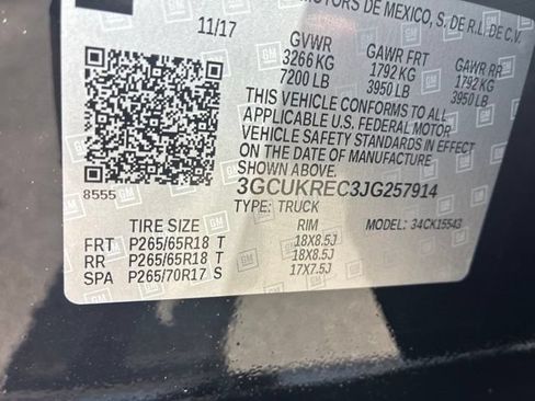 Used 2018 Chevrolet Silverado 1500 LT w/ All Star Edition AWD/4WD image 14