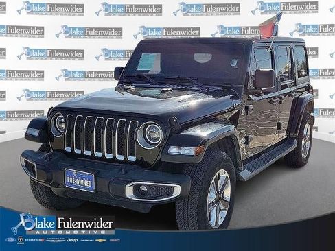 Used 2021 Jeep Wrangler Unlimited Sahara AWD/4WD image 1