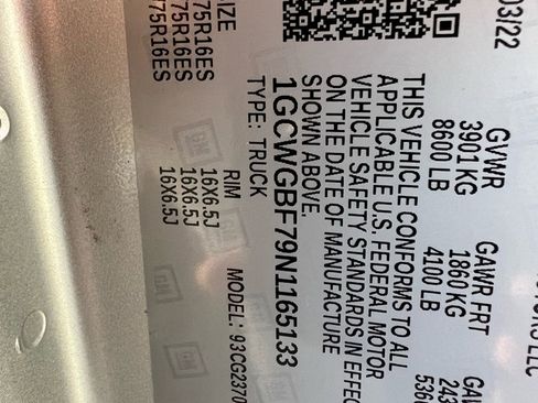 Used 2022 Chevrolet Express 2500 Extended w/ Enhanced Convenience Package image 62