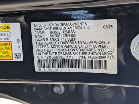 Used 2025 Honda Civic Sport Touring image 37