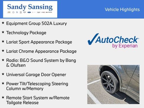 Used 2019 Ford F150 Lariat w/ Equipment Group 502A Luxury AWD/4WD image 7