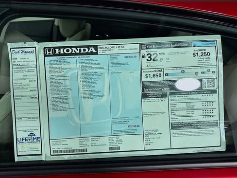 New 2025 Honda Accord SE image 24