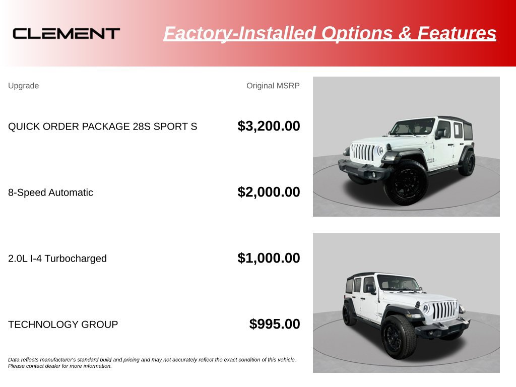 Used 2019 Jeep Wrangler Unlimited Sport S AWD/4WD image 15
