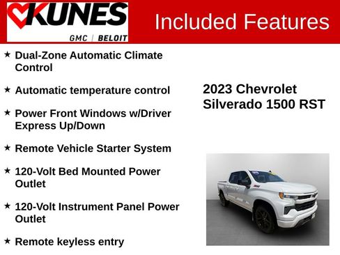 Used 2023 Chevrolet Silverado 1500 RST w/ Z71 Off-Road Package AWD/4WD image 3
