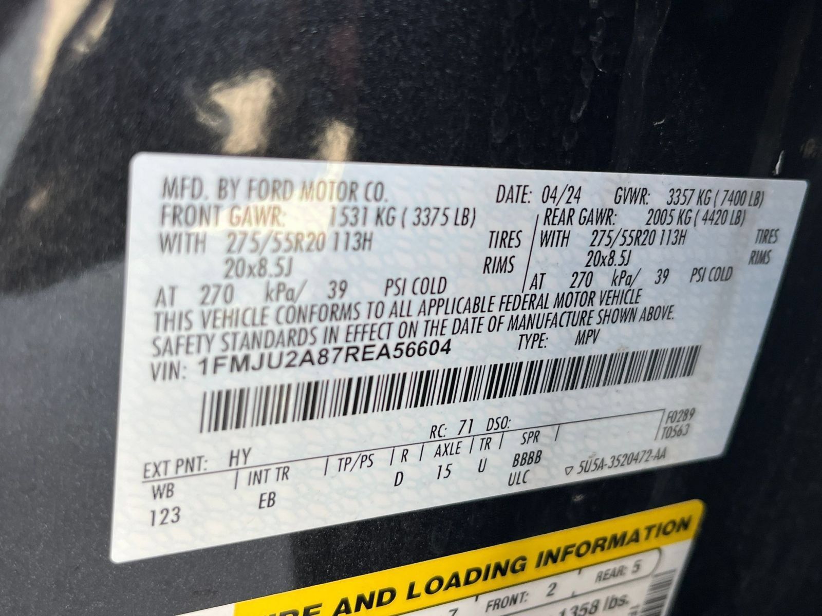 Used 2024 Ford Expedition Limited AWD/4WD image 34