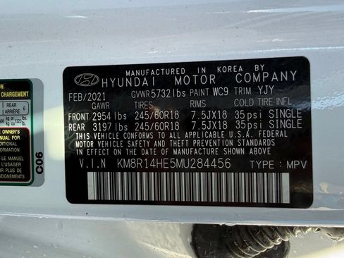 Used 2021 Hyundai Palisade SE w/ Cargo Package FWD image 32