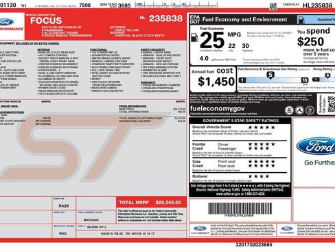 Used 2017 Ford Focus ST FWD image 5