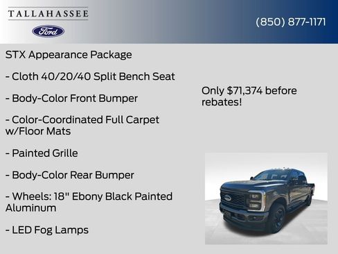 New 2026 Ford F250 XL w/ STX Appearance Package image 13