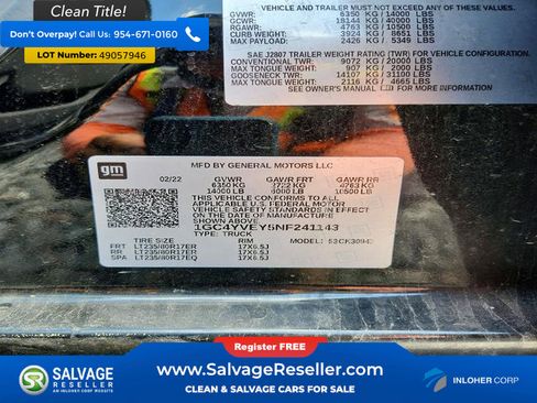 Used 2022 Chevrolet Silverado 3500 High Country w/ Safety Package II AWD/4WD image 13