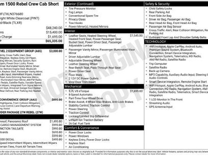 Used 2020 RAM 1500 Rebel w/ Rebel Level 2 Equipment Group