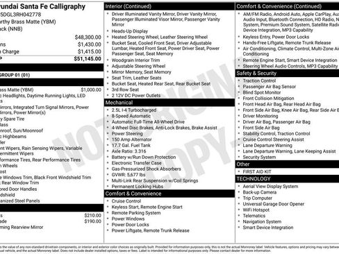 Used 2024 Hyundai Santa Fe Calligraphy image 3