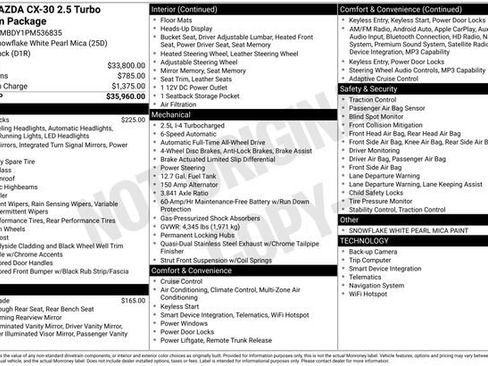 Certified 2023 MAZDA CX-30 2.5 Turbo w/ Premium Package AWD/4WD image 31