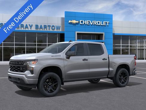 New 2026 Chevrolet Silverado 1500 Custom w/ LPO, Dark Essentials Package RWD image 2