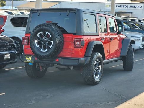 Certified 2025 Jeep Wrangler Unlimited Rubicon 4xe w/ Safety Group AWD/4WD image 4
