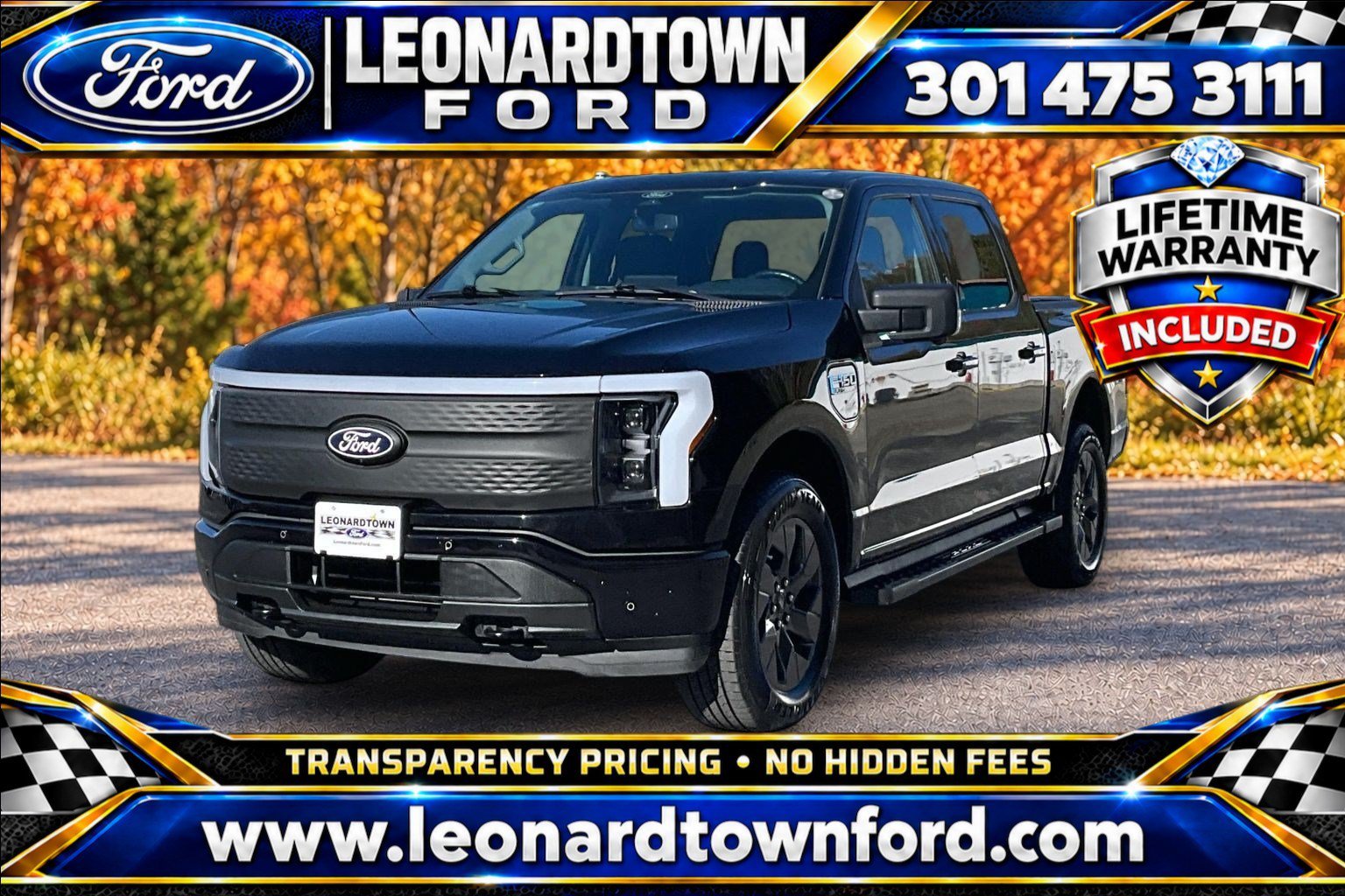 Used 2024 Ford F150 Lightning Flash AWD/4WD image 1