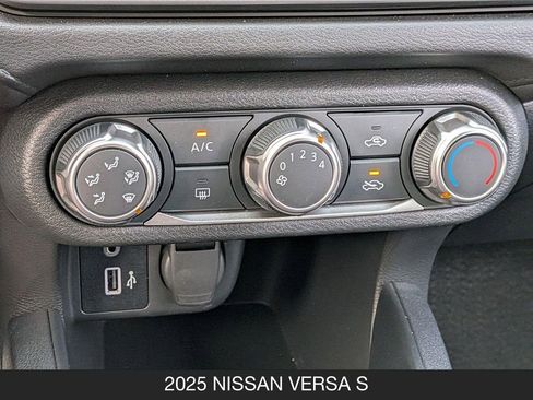 Certified 2025 Nissan Versa S w/ Trunk Package FWD image 22