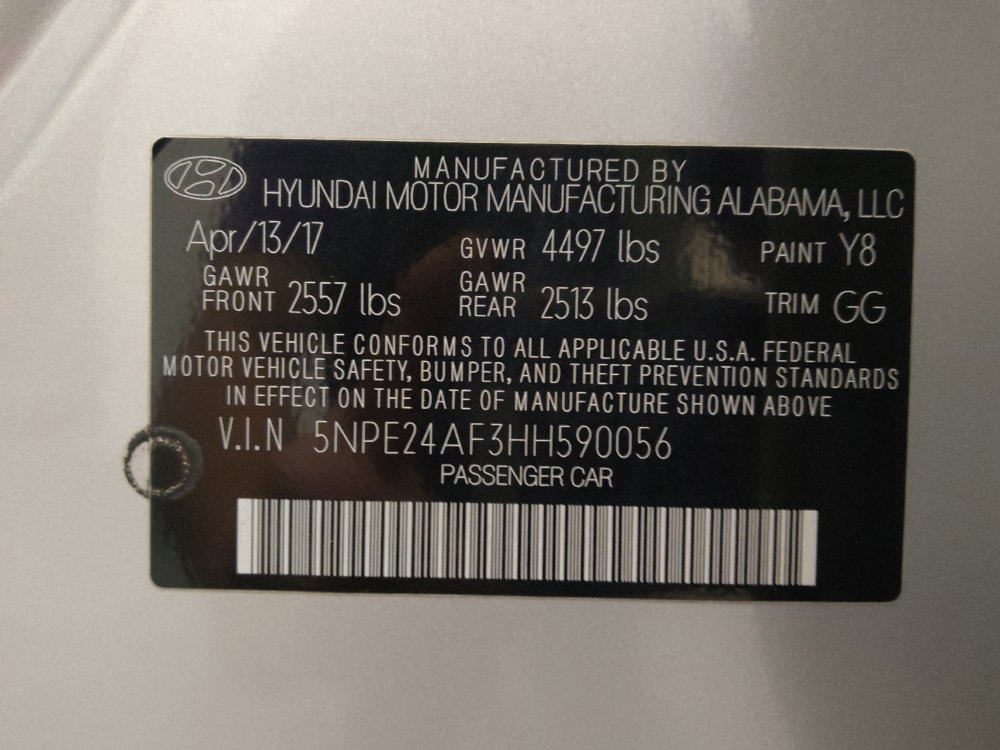 Used 2017 Hyundai Sonata SE w/ Cargo Package FWD image 33