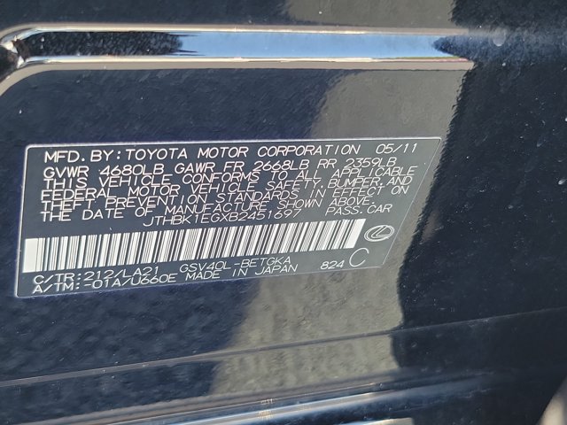 Used 2011 Lexus ES 350 FWD image 33