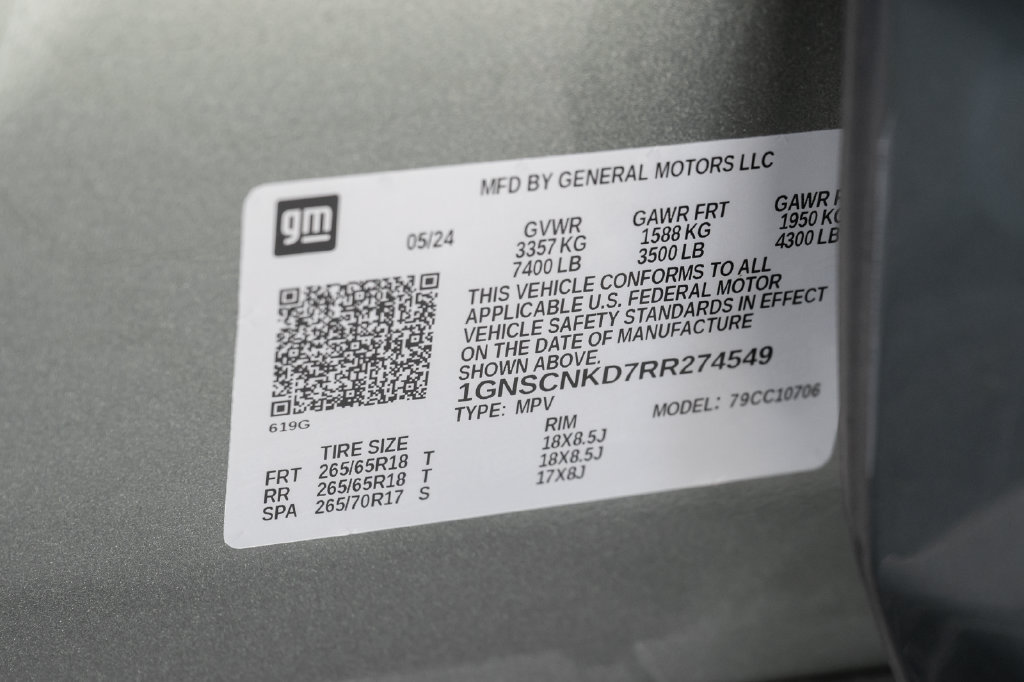 Used 2024 Chevrolet Tahoe LT RWD image 19