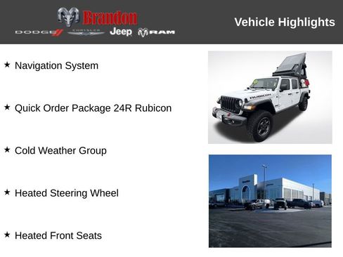 Used 2023 Jeep Gladiator Rubicon w/ Cold Weather Group image 3