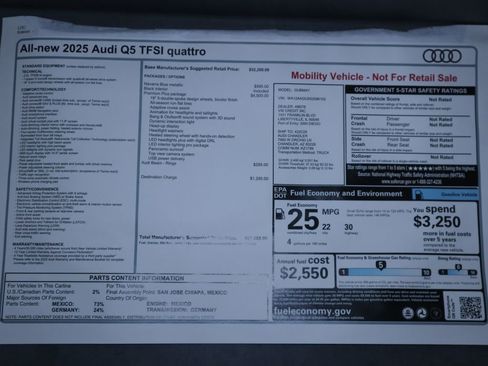 Used 2025 Audi Q5 Premium w/ Premium Plus AWD/4WD image 9