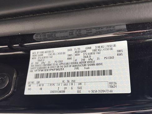 Certified 2023 Ford F150 XLT w/ Equipment Group 302A High AWD/4WD image 9
