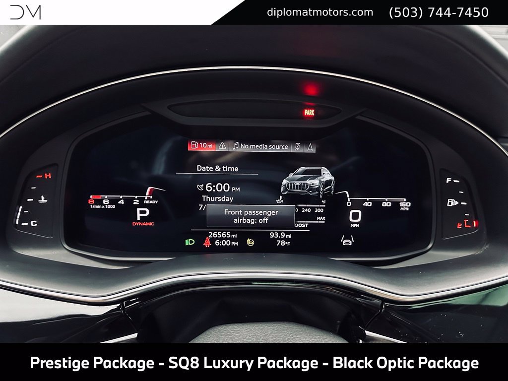 Used 2023 Audi SQ8 Prestige w/ Prestige Package AWD/4WD image 33