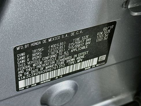 Used 2017 Honda HR-V LX image 12