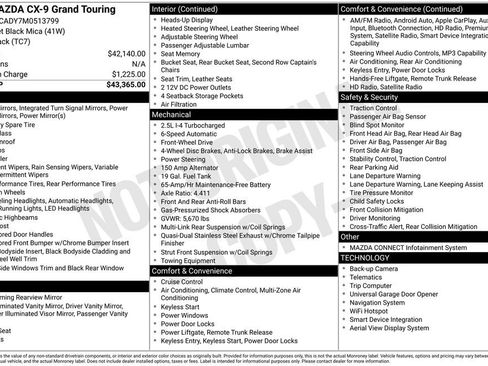 Used 2021 MAZDA CX-9 Grand Touring image 6