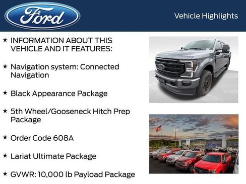 Used 2022 Ford F250 Lariat w/ Black Appearance Package AWD/4WD image 5