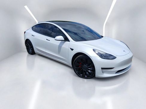 Used 2021 Tesla Model 3 Performance AWD/4WD image 1